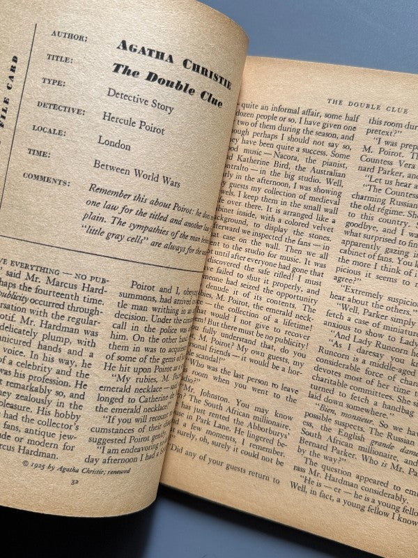 Ellery Queen's Mystery Magazine. Agatha Christie, Graham Greene - julio de 1956