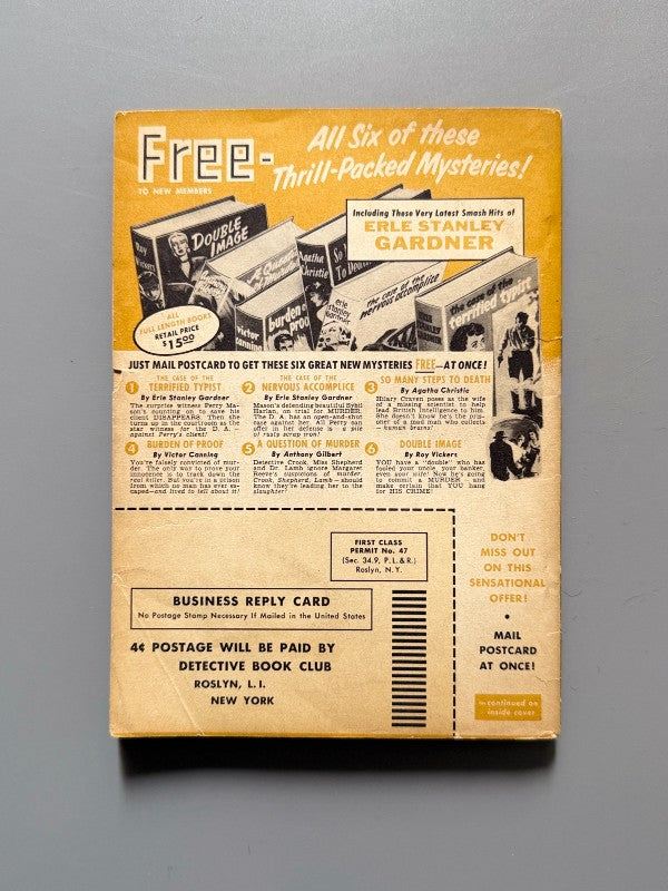 Ellery Queen's Mystery Magazine. Agatha Christie, Graham Greene - julio de 1956