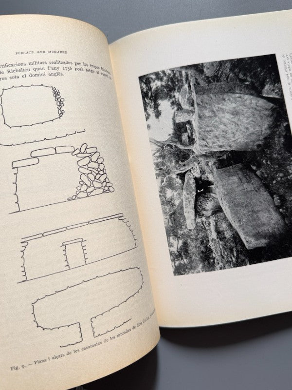 Els monuments megalítics a l'illa de Menorca, Josep Mascaró - Institut d'Estudis Catalans, 1958