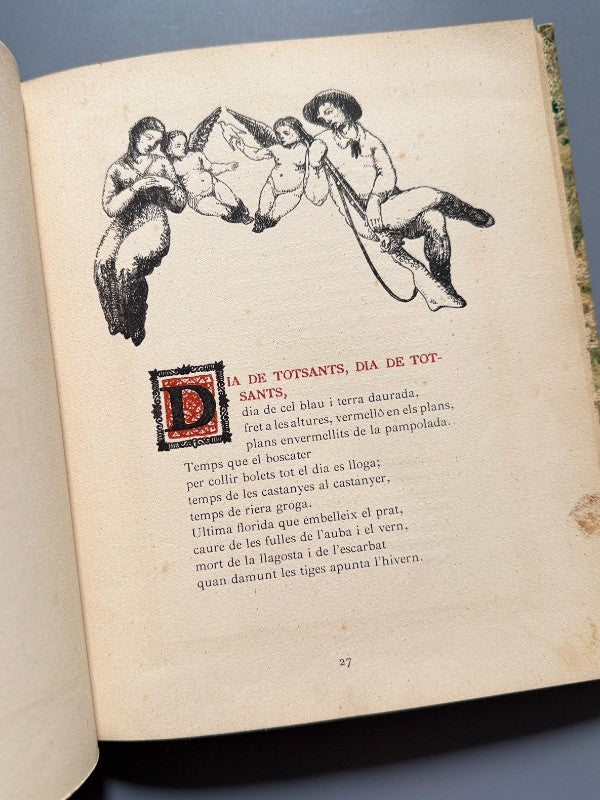 El mal caçador, Josep M. Sagarra (firmado - 1ª ed.) - F. X. Altes i Alabart, 1924
