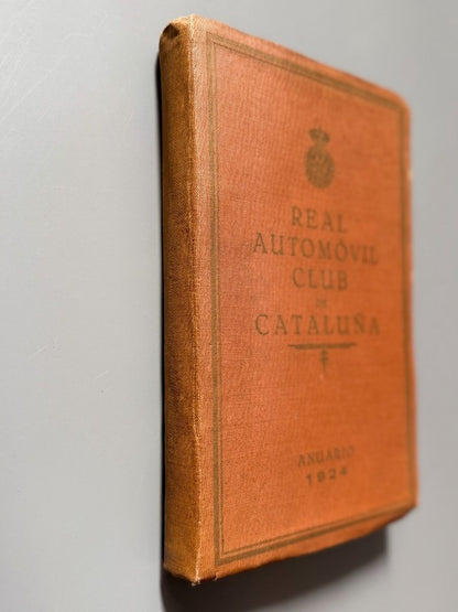 Anuario. Real Automóvil Club de Cataluña - 1924