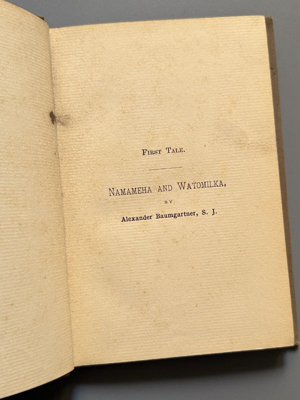 Three indian tales, Alexander Baumgartner entre otros - B. Herder, 1910