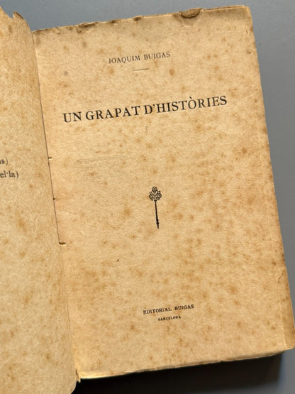 Un grapat d'històries, Joaquim Buigas - Editorial Buigas, ca. 1930