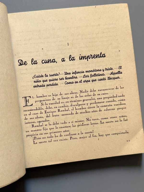 Rambal, Luis Ureña - Imp. V. Echeverria, 1942