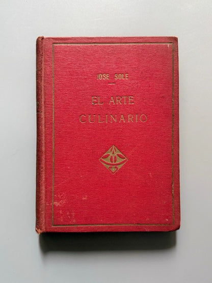 El arte culinario, José Sole - Librería Central, 1935