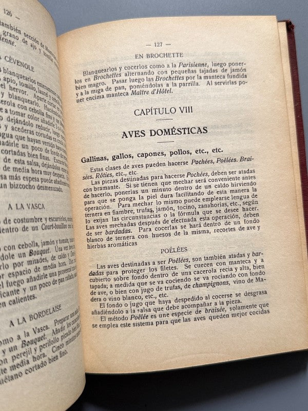 El arte culinario, José Sole - Librería Central, 1935
