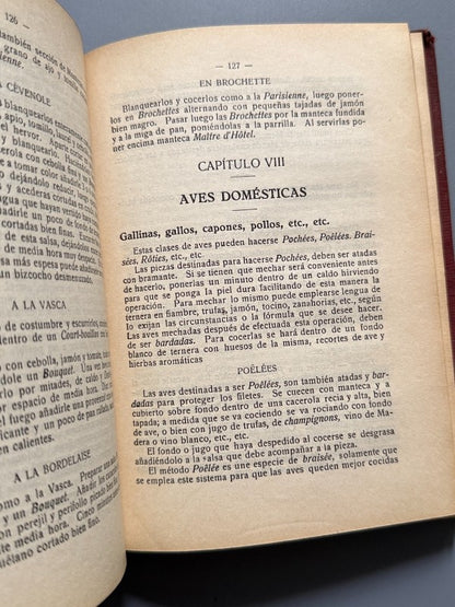El arte culinario, José Sole - Librería Central, 1935
