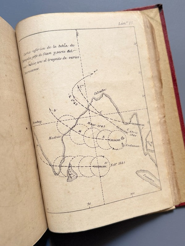 Tratado elemental de los huracanes, José Mª Tuero y Madrid - Imp. viuda de Calero, 1860