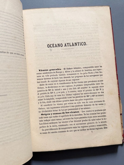Navegación del océano atlántico, A. B. Becher - Depósito Hidrográfico, 1864