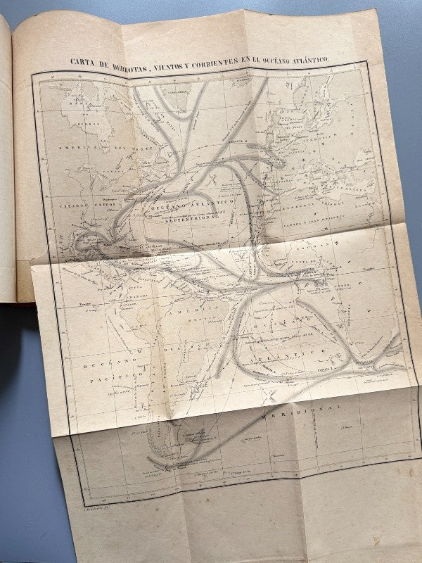 Navegación del océano atlántico, A. B. Becher - Depósito Hidrográfico, 1864