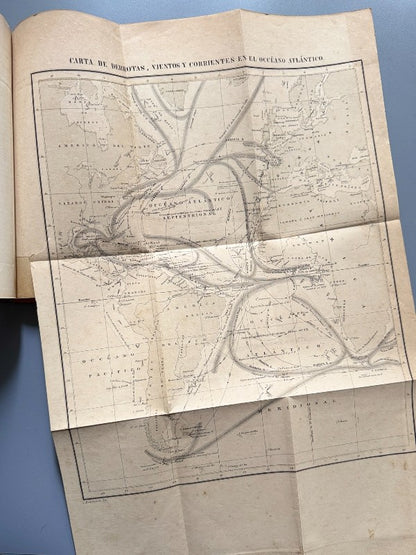 Navegación del océano atlántico, A. B. Becher - Depósito Hidrográfico, 1864