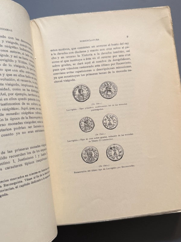 Las monedas visigodas del Museo Arqueológico Nacional, Felipe Mateu y Llopis - Madrid, 1936