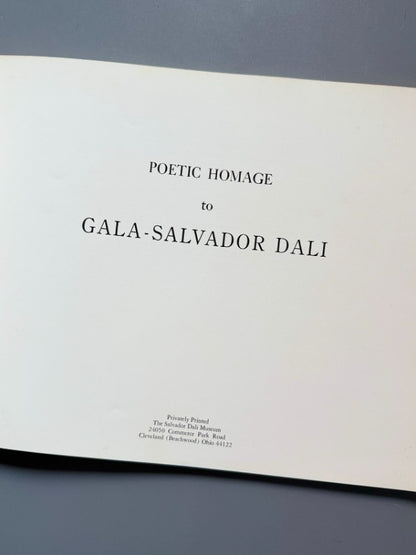 Poetic homage Gala-Salvador Dalí, A. Reynolds Morse - The Salvador Dali Museum, 1973