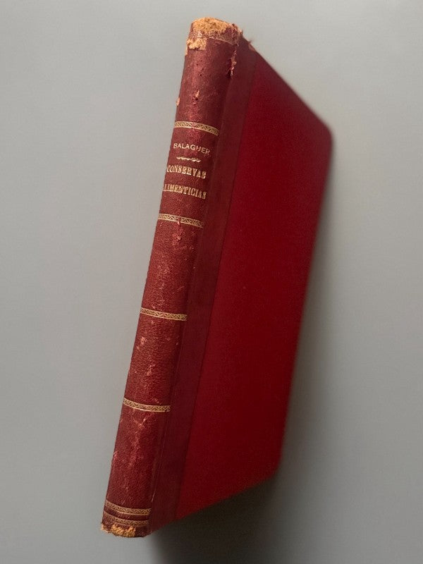 Conservas Alimenticias, Francisco Balaguer y Primo - Librería de Luis Santos Editor, ca. 1900