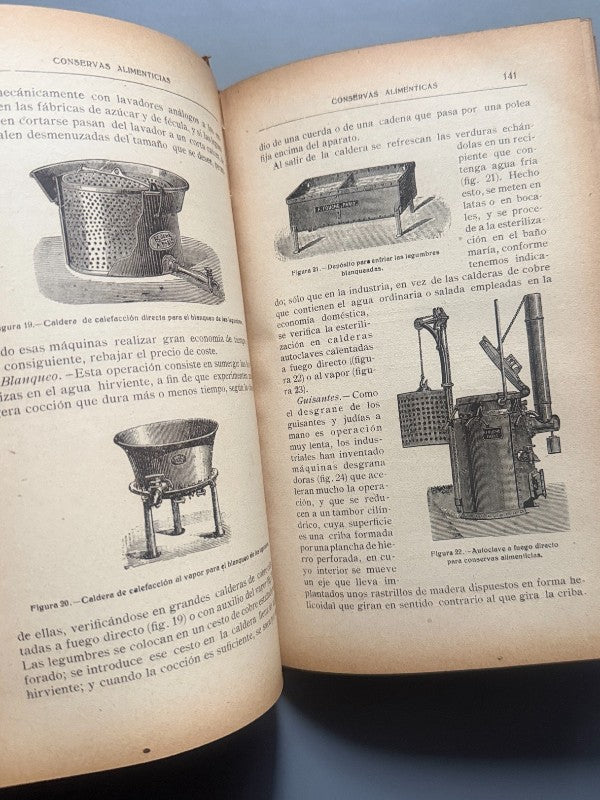 Conservas Alimenticias, Francisco Balaguer y Primo - Librería de Luis Santos Editor, ca. 1900