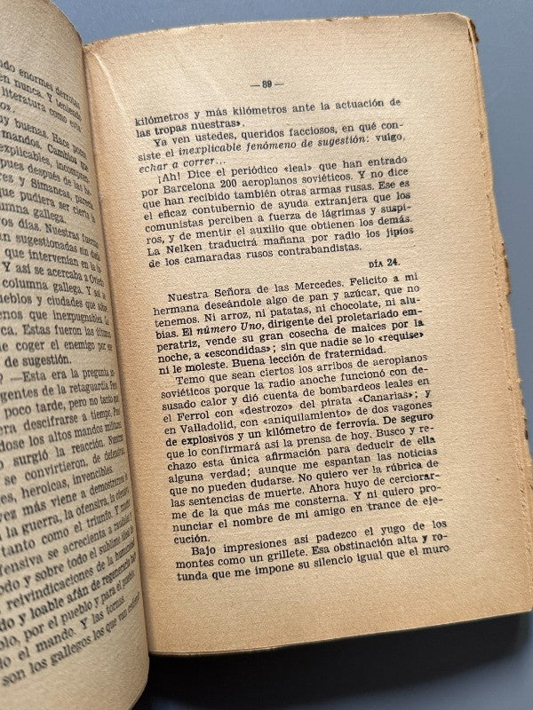 Esclavitud y libertad. Diario de una prisionera, Concha Espina (1ª edición) - Ed. Reconquista, 1938