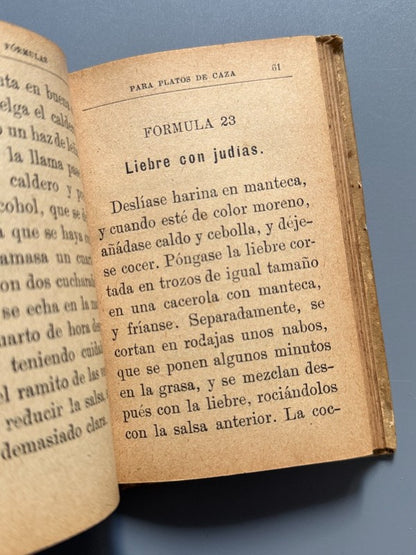 100 Platos de caza, Madmoiselle Rose - Saturnino Calleja, ca. 1890