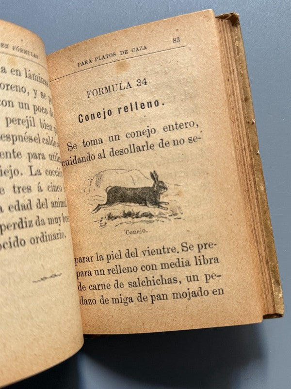 100 Platos de caza, Madmoiselle Rose - Saturnino Calleja, ca. 1890