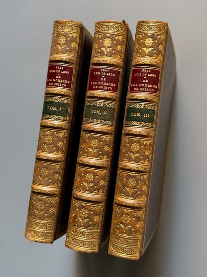 De los nombres de Cristo, Fray Luis de León (encuadernación Brugalla) - Espasa-Calpe S.A.