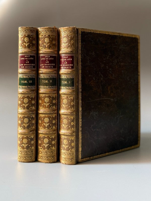 De los nombres de Cristo, Fray Luis de León (encuadernación Brugalla) - Espasa-Calpe S.A.