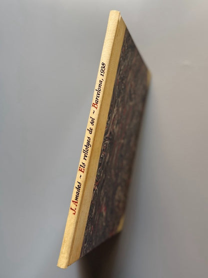 Els rellotges de sol, Joan Amades (encuadernación Brugalla), ej. nº210 - Barcelona, 1938