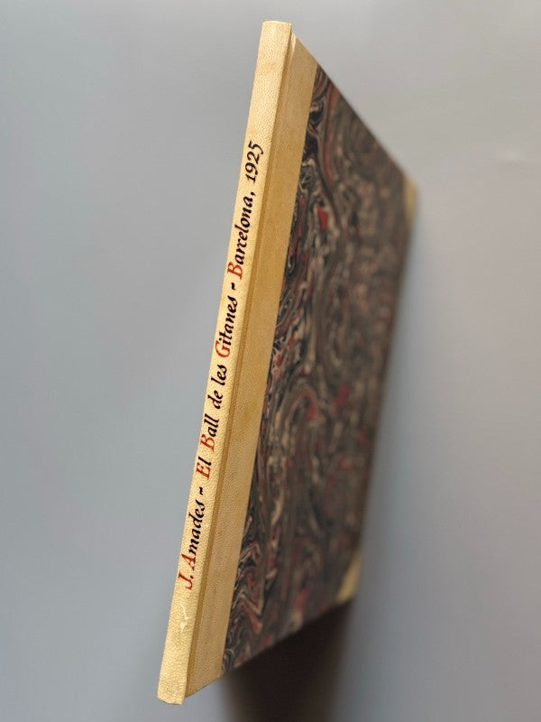 El ball de les gitanes, Joan Amades (encuadernación Brugalla) - Barcelona, 1925