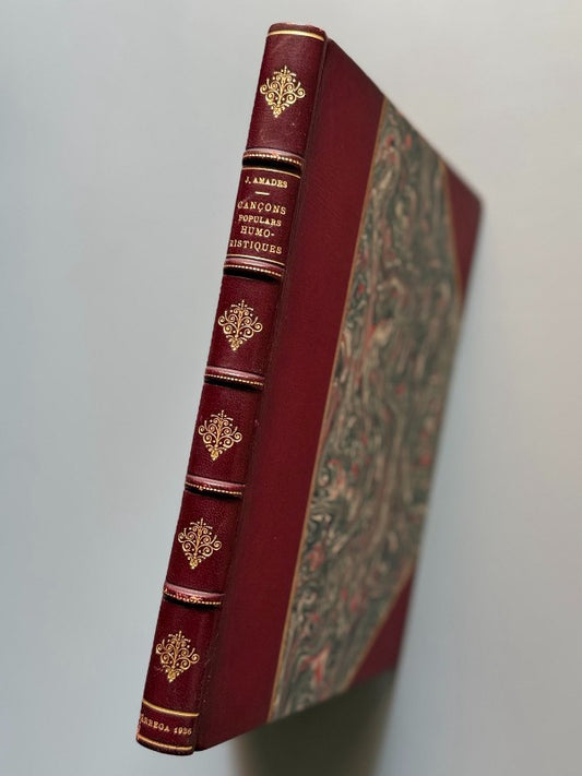 Cançons populars humorístiques, Joan Amades (encuadernación Brugalla) - 1936