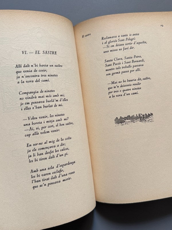 Cançons populars humorístiques, Joan Amades (encuadernación Brugalla) - 1936
