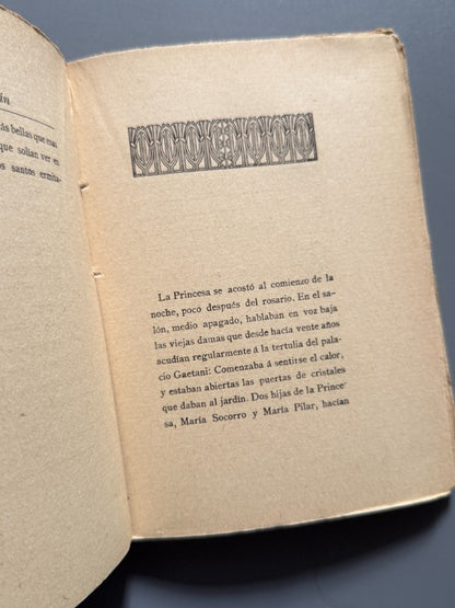 Sonata de Primavera, Ramón del Valle-Inclán - Imprenta de Arróyave, González y Compañía, 1905
