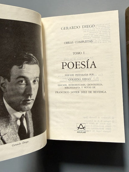 Obras Completas, Gerardo Diego. Poesía - Aguilar, 1989
