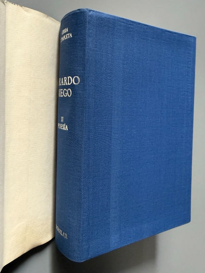 Obras Completas, Gerardo Diego. Poesía - Aguilar, 1989