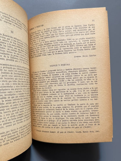 Revista Sur. Artículo de Alejandra Pizarnik. Susana Thénon, Elvira Orphée - nº306, mayo-junio 1967