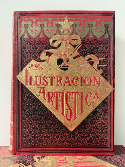 La Ilustración Artística encuadernada, nº1-522 - Montaner y Simón, 1882-1891