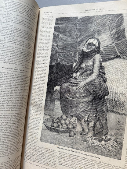 La Ilustración Artística encuadernada, nº1-522 - Montaner y Simón, 1882-1891