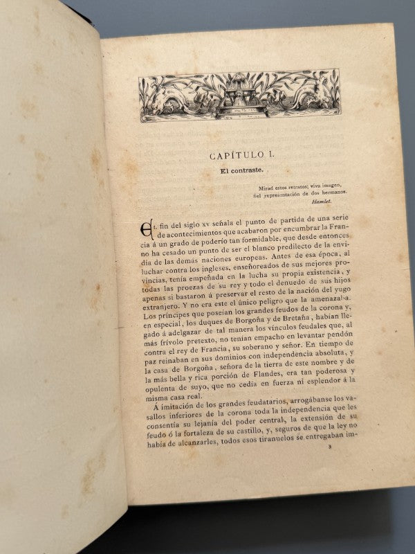 Quintín Durward, Walter Scott - Biblioteca Arte y Letras, 1883