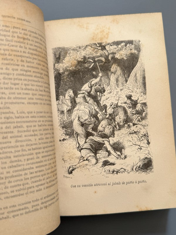 Quintín Durward, Walter Scott - Biblioteca Arte y Letras, 1883