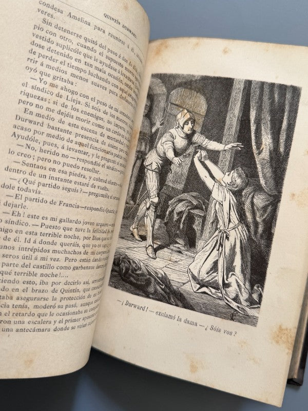 Quintín Durward, Walter Scott - Biblioteca Arte y Letras, 1883