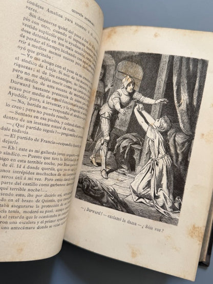 Quintín Durward, Walter Scott - Biblioteca Arte y Letras, 1883