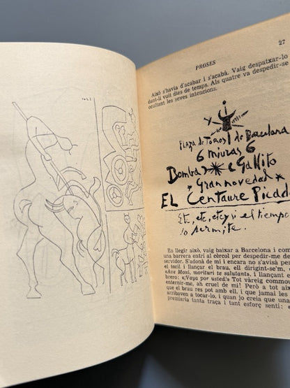 Proses, Ramón Reventós. Ilustraciones de Picasso - Editorial Selecta, 1953