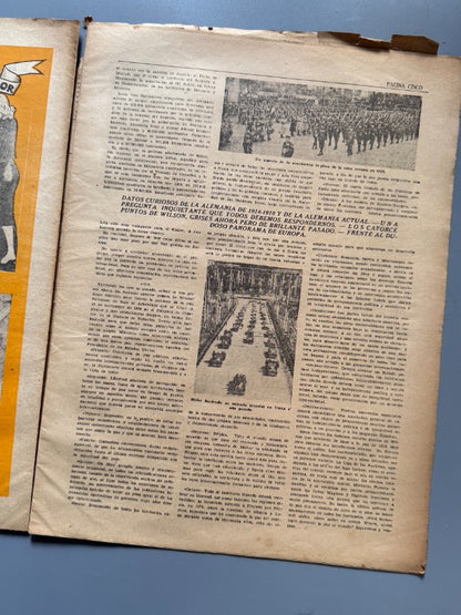 Diario de la Marina. Segunda Guerra Mundial - La Habana, 29 de octubre de 1939
