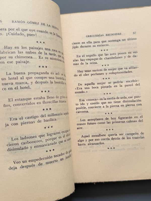 Greguerías Escogidas, Ramón Gómez de la Serna + El amor y la dicha - Agencia Mundial de Librería