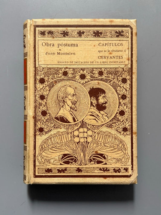 Capítulos que se le olvidaron a Cervantes, Juan de Montalvo - Montaner y Simón, 1898