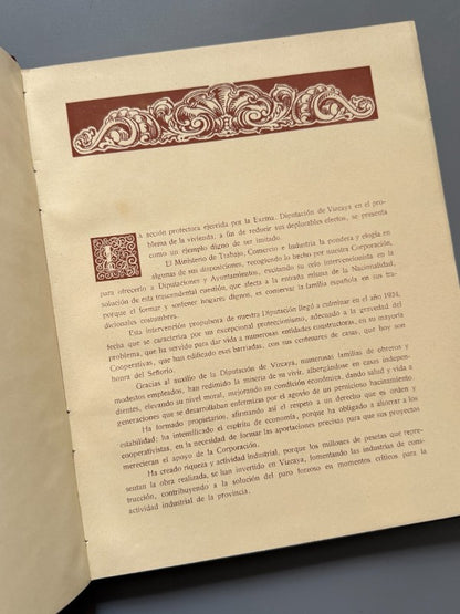 La Exma. Diputación de Vizcaya y el Problema de la Vivienda - Bilbao, ca. 1930