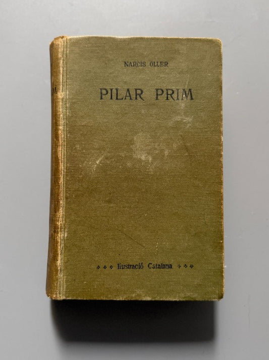 Pilar Prim, Narcís Oller - Ilustració Catalana, 1906