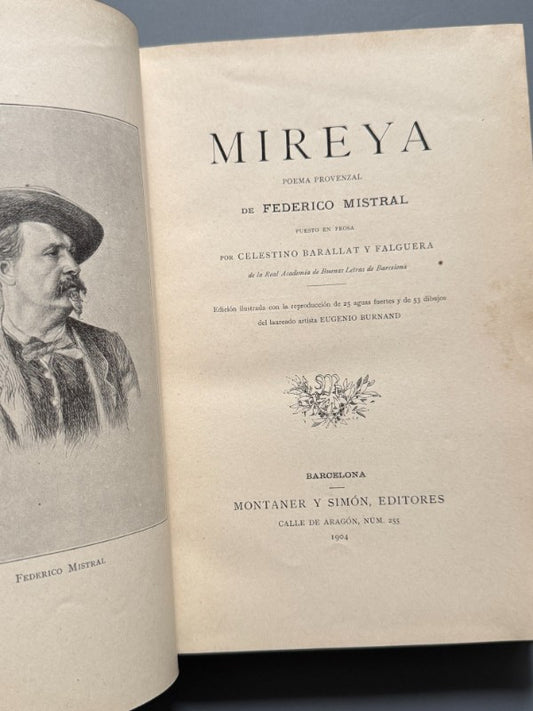 Mireya, Federico Mistral - Montaner y Simón, 1904