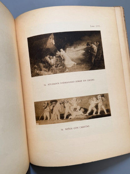 Catálogo ilustrado de la exposición de pinturas de Goya. Museo del Prado - 1928