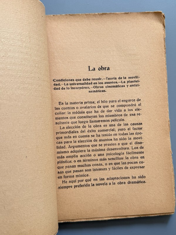 Cómo se hacen las películas, Sabino A. Micon - Sociedad Ibero-Americana de Publicaciones, 1929