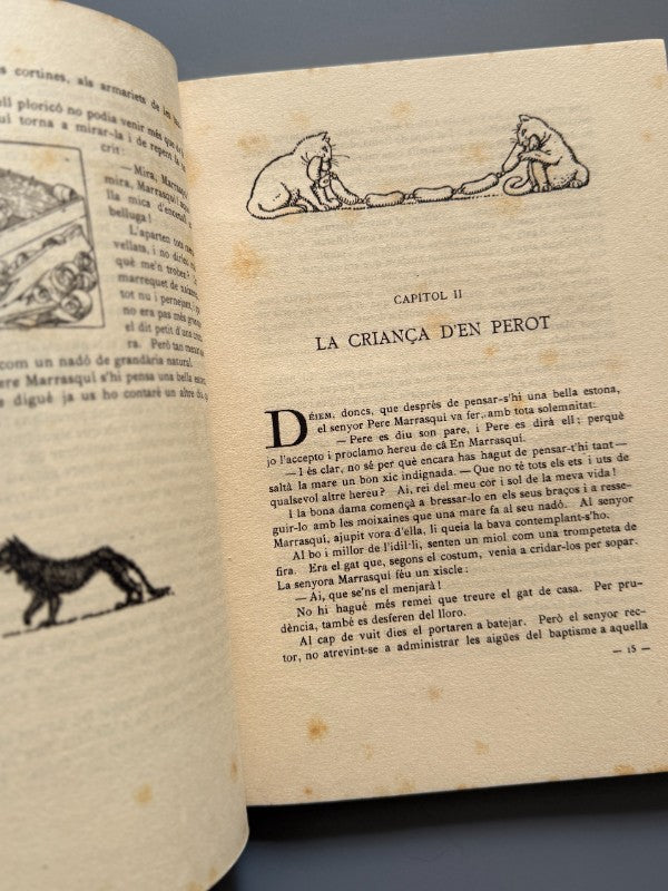 Les aventures d'En Perot Marrasquí, Carles Riba. Ilustrado por APA - Editorial Catalana, 1924