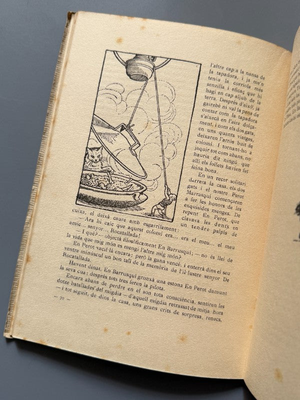 Les aventures d'En Perot Marrasquí, Carles Riba. Ilustrado por APA - Editorial Catalana, 1924