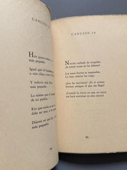 Baladas y canciones del Paraná (1953-1954), Rafael Alberti (1ª ed.) - Editorial Losada, 1954